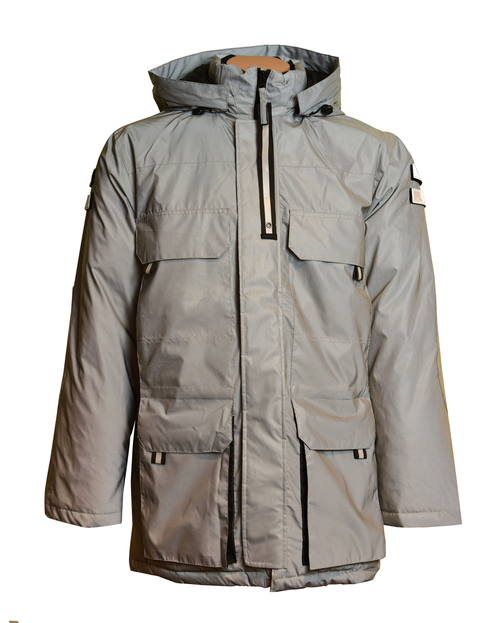 PARKAS UNISEX TRACKER REFLEKSGRÅ